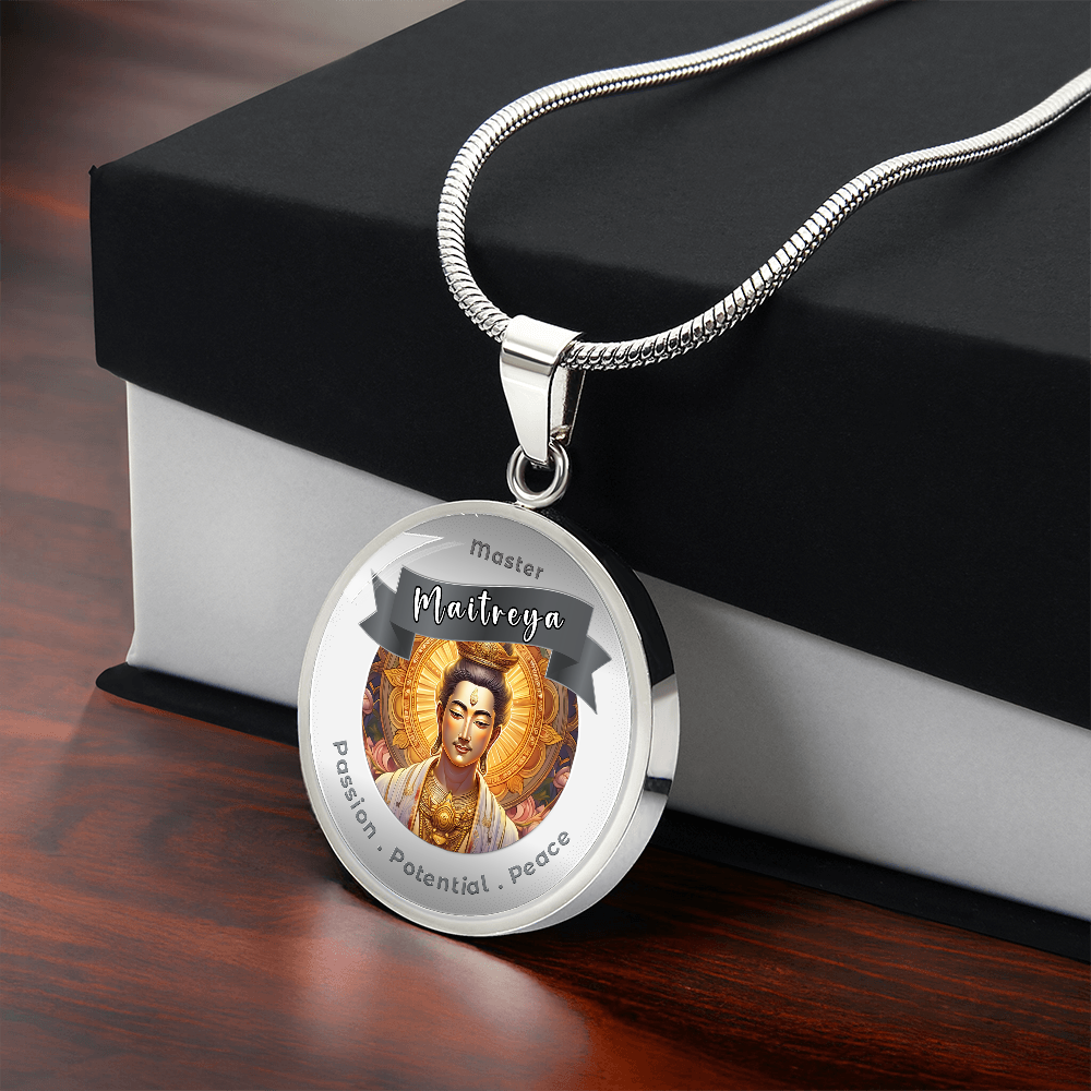 Maitreya - Affirmation Necklace For Passion, Potential & Peace - More Than CharmsMore Than Charms