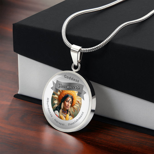 Chicomecoatl - Charm Necklace - This Luxury Charm Necklace is more than just an accessory — it’s a soulful expression of your journey, dreams, and intentions. Designed with meaning, each charm carries powerful affirmation words, images, or symbols that sp