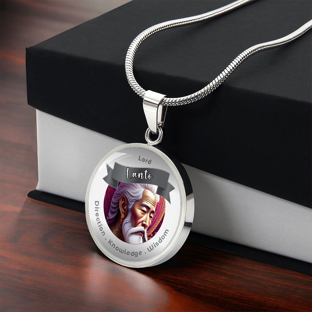 Lord Lanto Affirmation Necklace For Direction, Knowledge & Wisdom - More Than CharmsMore Than Charms