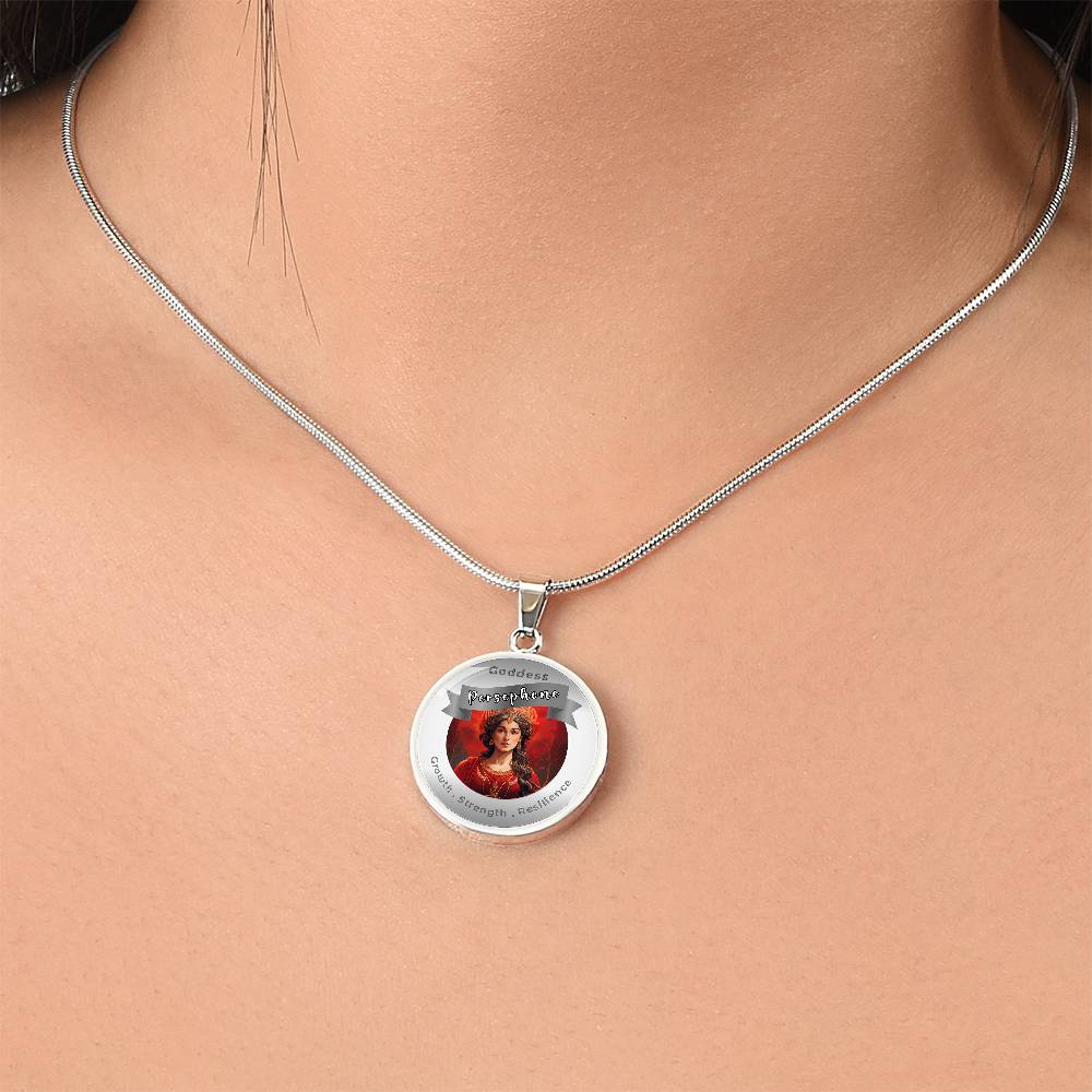 Persephone - Affirmation Pendant for Growth Strength Resilience- More Than CharmsMore Than Charms