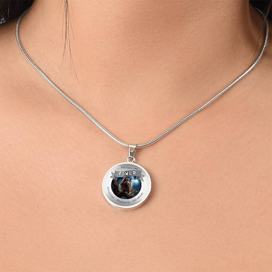 Owl - Power Animal Affirmation Necklace - Intuition Mystery Wisdom- More Than CharmsMore Than Charms