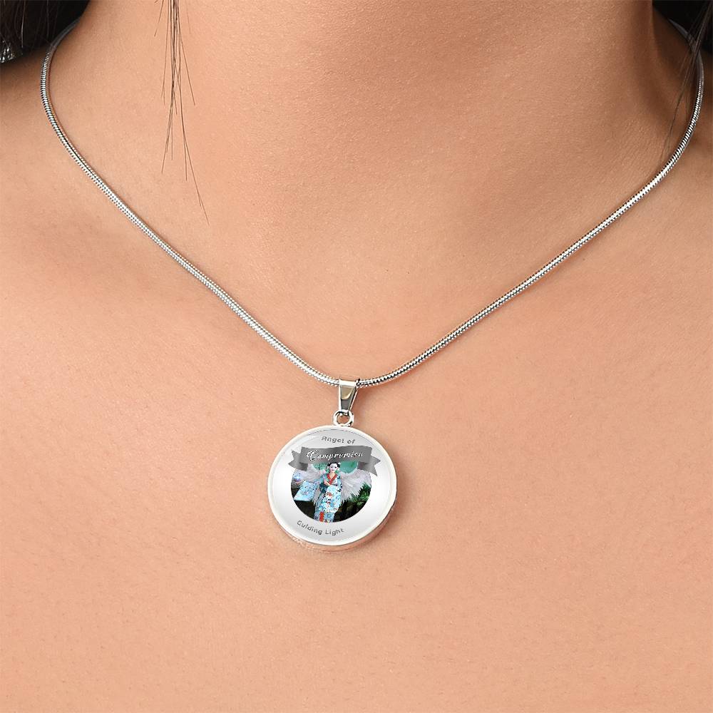 Compromise - Guardian Angel Affirmation Necklace - More Than CharmsMore Than Charms