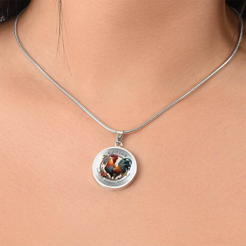 Rooster- Chinese Zodiac - Affirmation Necklace - More Than CharmsMore Than Charms