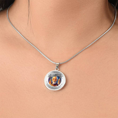 Padre Pio - Affirmation Necklace - More Than CharmsMore Than Charms