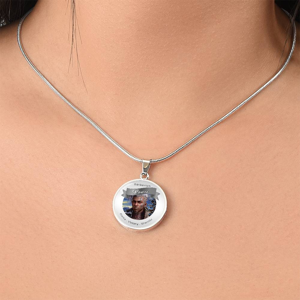 Barbarian - RPG Fantasy Affirmation Necklace - More Than CharmsMore Than Charms
