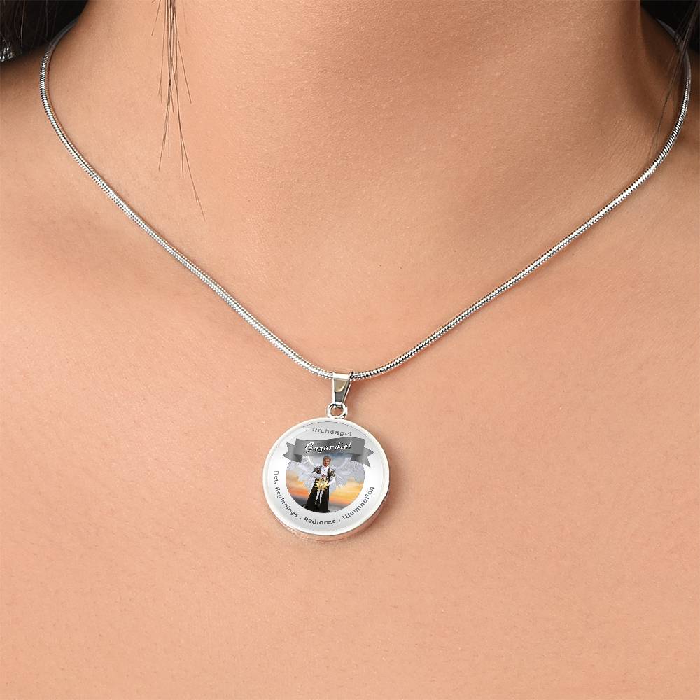 Archangel Gazadiel - Affirmation Necklace For New Beginnings, Radiance & Illumination- More Than CharmsMore Than Charms