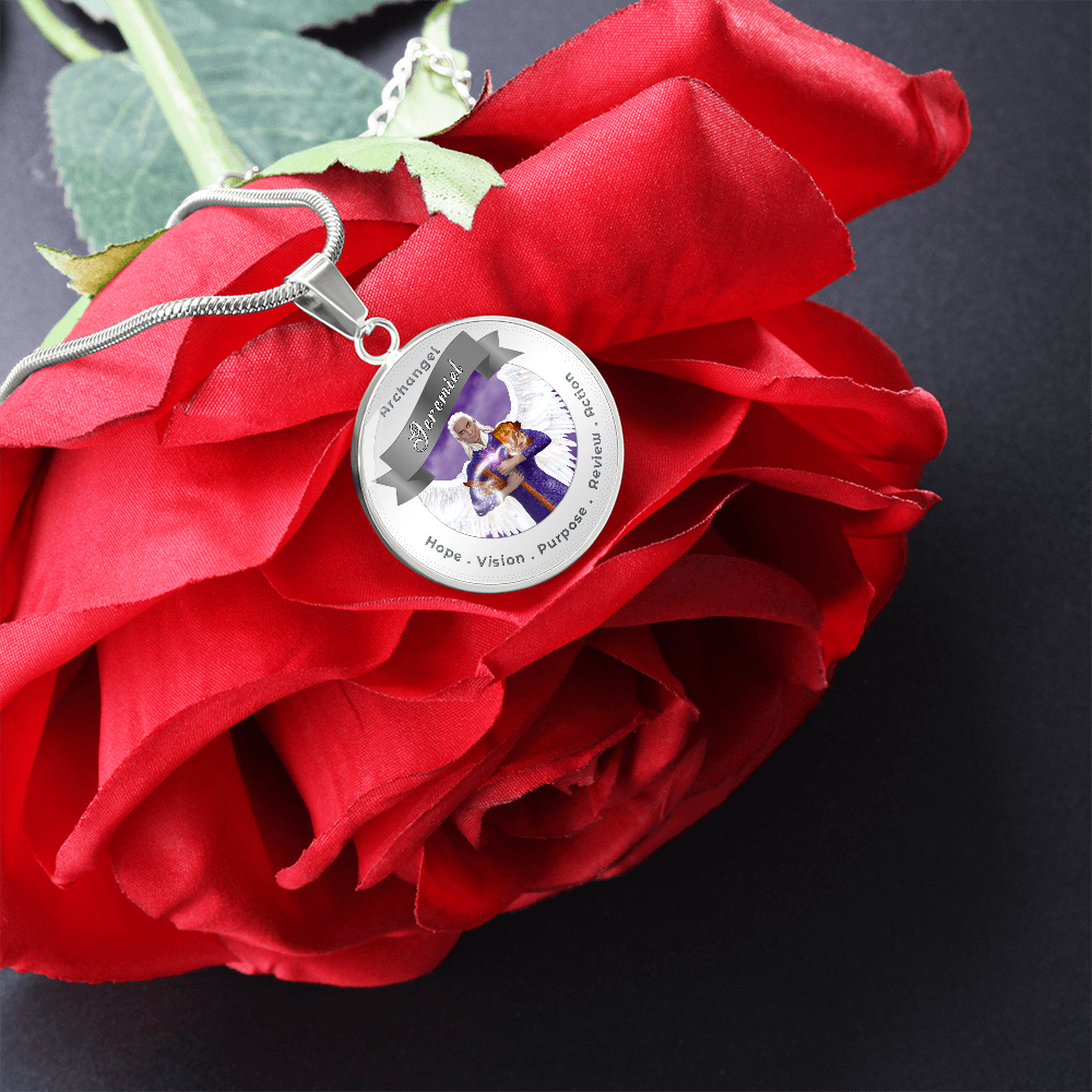 Archangel Jeremiel - Affirmation Necklace For Action, Hope, Purpose, Review & Visions - More Than CharmsMore Than Charms