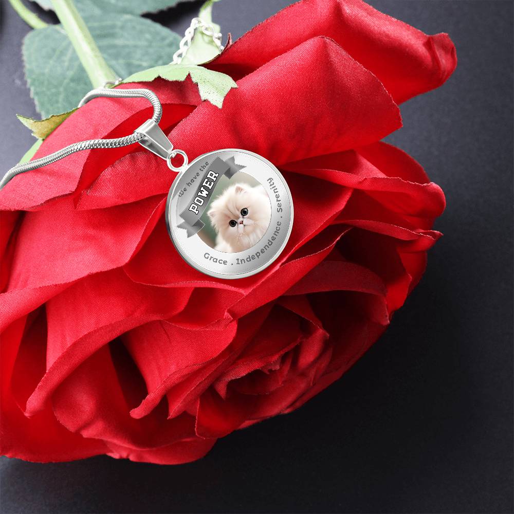 Persian - Cat Power Animal Affirmation Necklace - More Than CharmsMore Than Charms