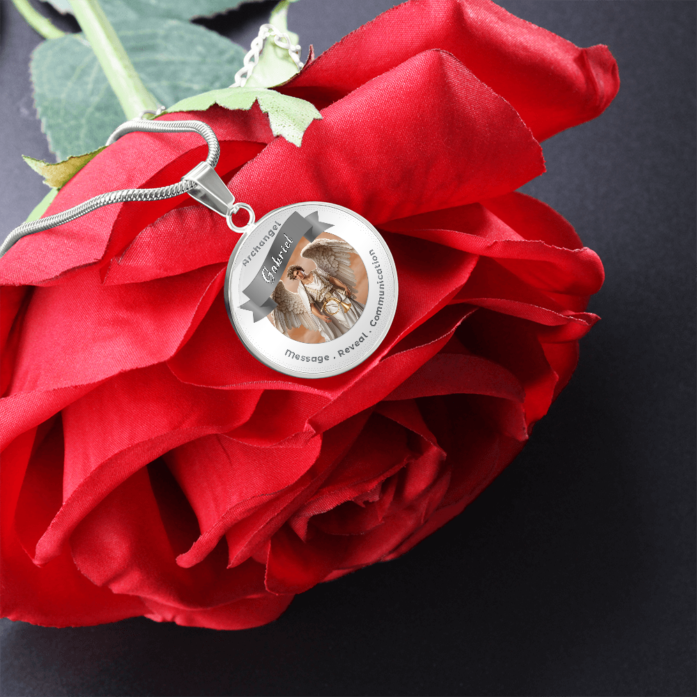 Archangel Gabriel - Affirmation Necklace For Messages, Revelation & Communication - More Than CharmsMore Than Charms