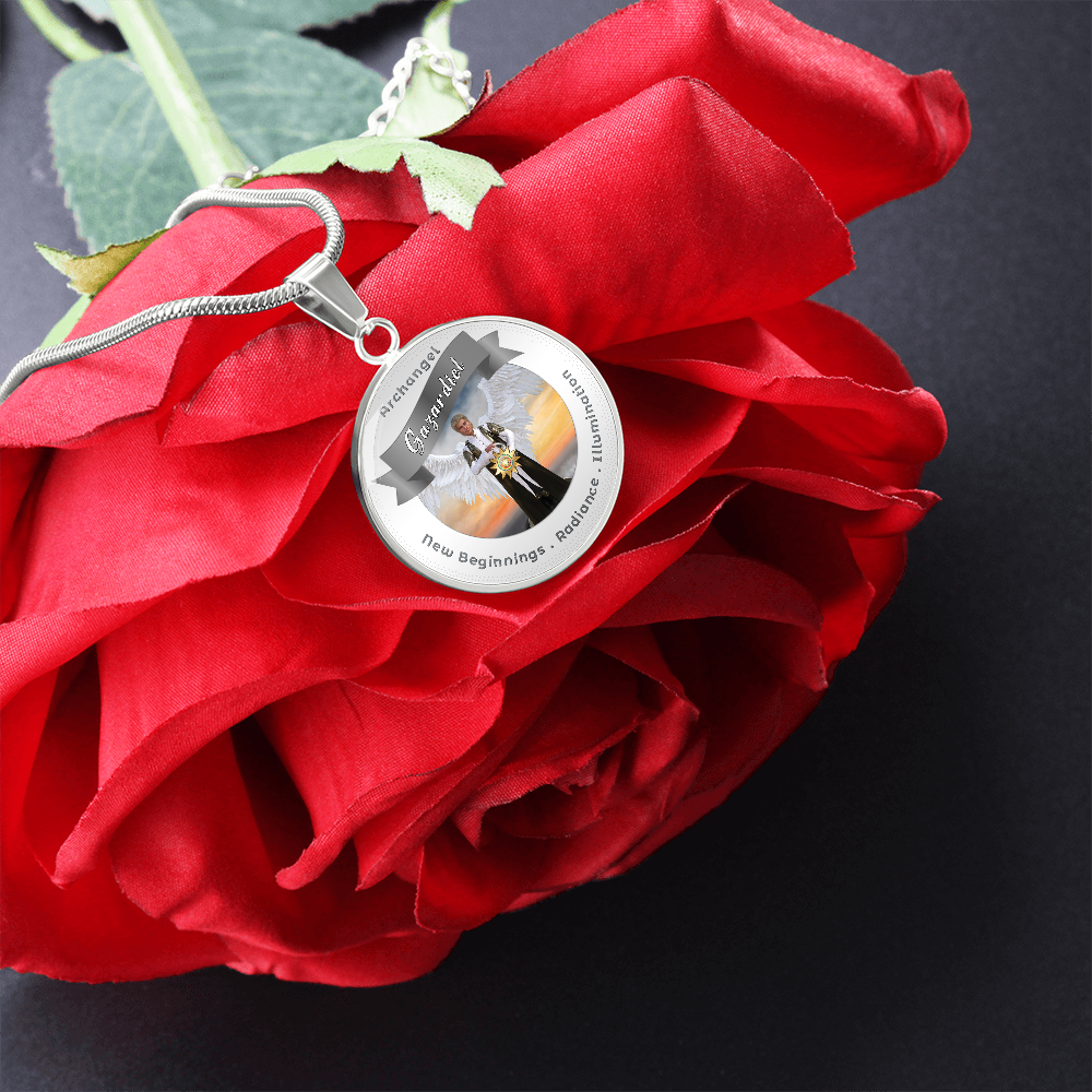 Archangel Gazadiel - Affirmation Necklace For New Beginnings, Radiance & Illumination- More Than CharmsMore Than Charms