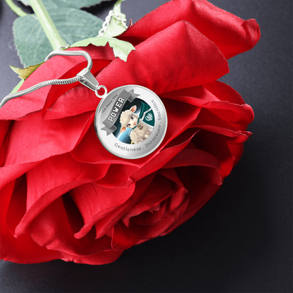 Lamb - Power Animal Affirmation Necklace - Gentleness Innocence Sacrifice - More Than CharmsMore Than Charms