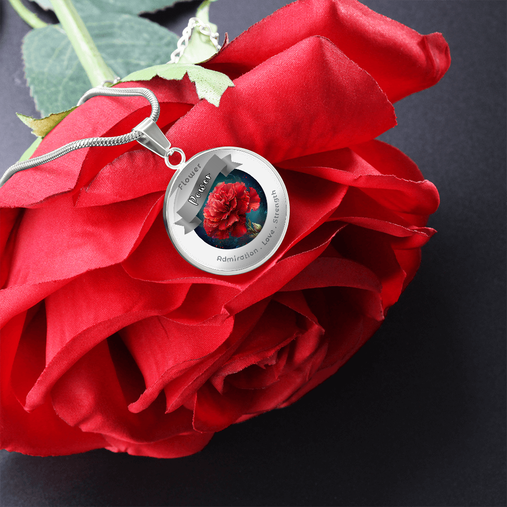 Carnation - Affirmation Necklace - More Than CharmsMore Than Charms