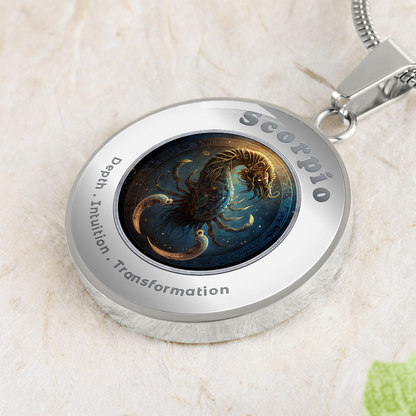 Scorpio - Affirmation Necklace - More Than CharmsMore Than Charms