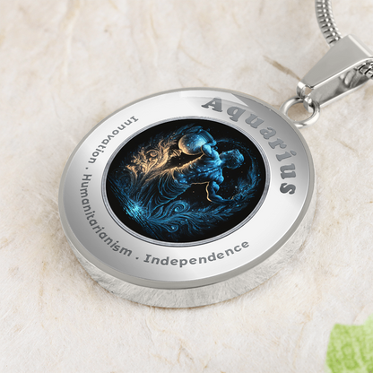 Aquarius - Affirmation Necklace - More Than CharmsMore Than Charms
