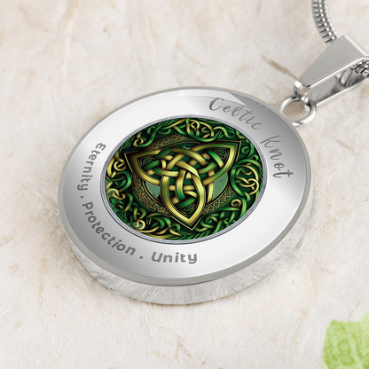 Celtic Knot - Eternity Unity Protection - Affirmation Necklace - More Than CharmsMore Than Charms
