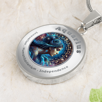 Aquarius - Affirmation Necklace - More Than CharmsMore Than Charms