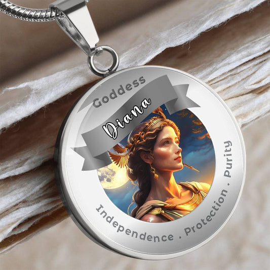Diana - Charm Necklace - This Luxury Charm Necklace is more than just an accessory — it’s a soulful expression of your journey, dreams, and intentions. Designed with meaning, each charm carries powerful affirmation words, images, or symbols that speak to