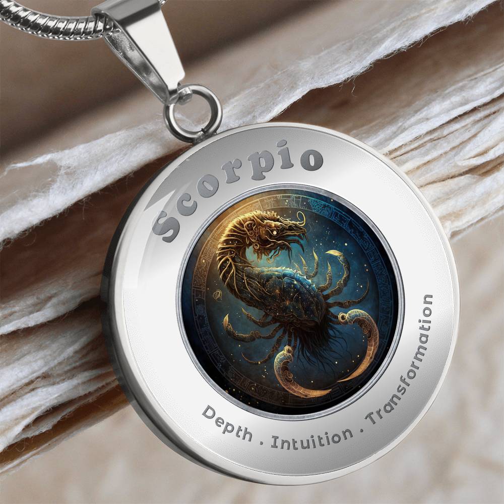 Scorpio - Affirmation Necklace - More Than CharmsMore Than Charms
