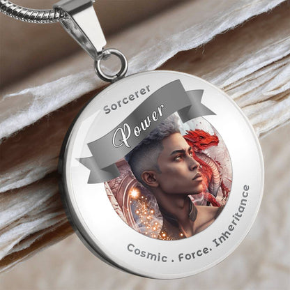 Sorcerer - RPG Fantasy Affirmation Necklace - More Than CharmsMore Than Charms