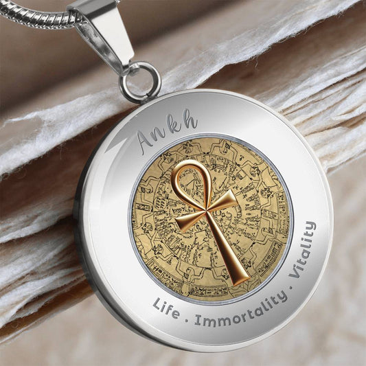 Ankh - Life Immortality Vitality - Charm - Necklace - This Luxury Charm Necklace is more than just an accessory — it’s a soulful expression of your journey, dreams, and intentions. Designed with meaning, each charm carries powerful affirmation words, imag