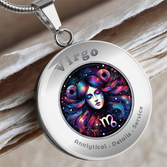 Virgo - Charm Necklace - This Luxury Charm Necklace is more than just an accessory — it’s a soulful expression of your journey, dreams, and intentions. Designed with meaning, each charm carries powerful affirmation words, images, or symbols that speak to