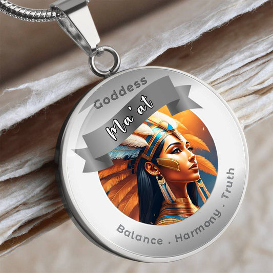 Ma’at - Charm Necklace - This Luxury Charm Necklace is more than just an accessory — it’s a soulful expression of your journey, dreams, and intentions. Designed with meaning, each charm carries powerful affirmation words, images, or symbols that speak to