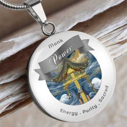 Monk 2 - RPG Fantasy Affirmation Necklace - More Than CharmsMore Than Charms