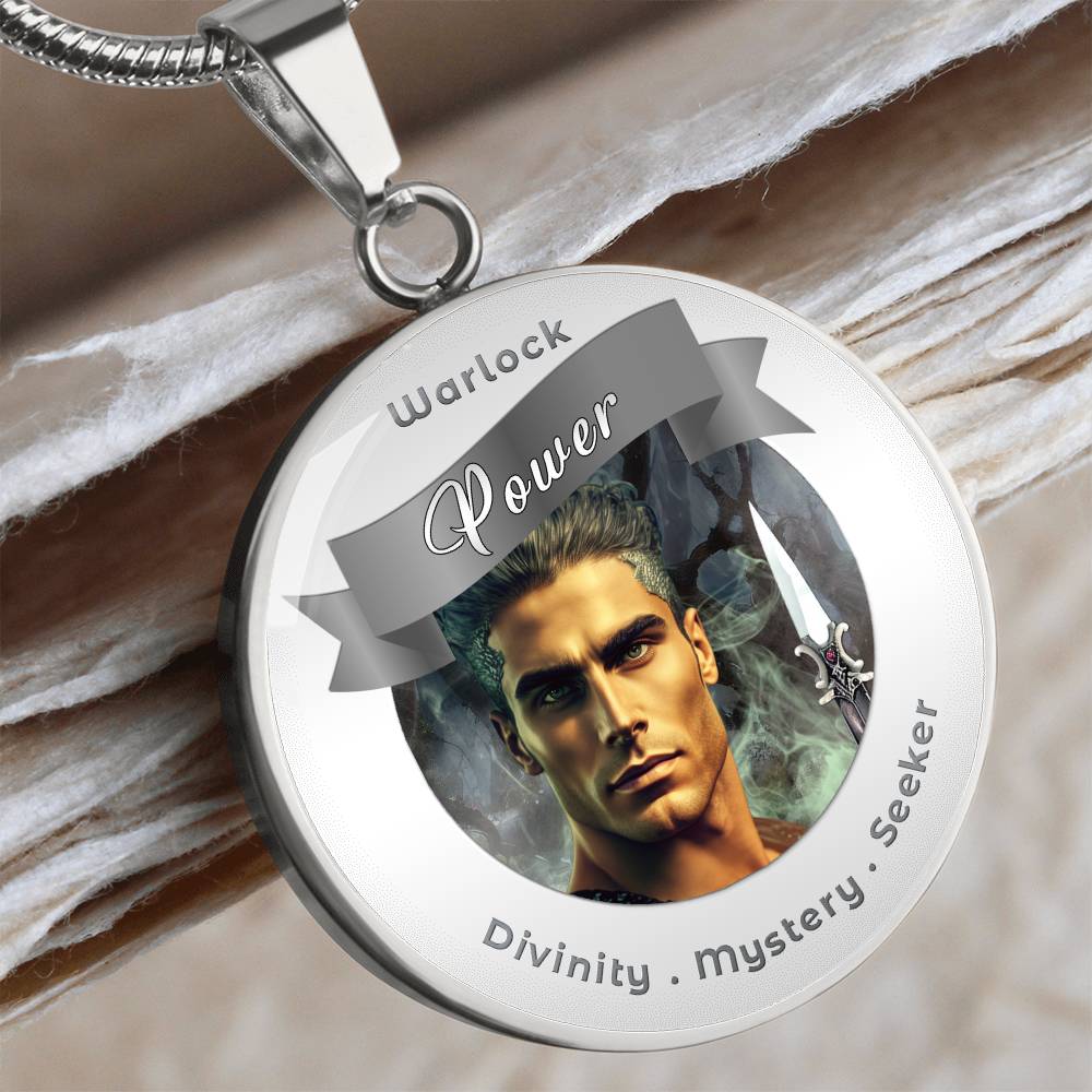 Warlock - RPG Fantasy Affirmation Necklace - More Than CharmsMore Than Charms