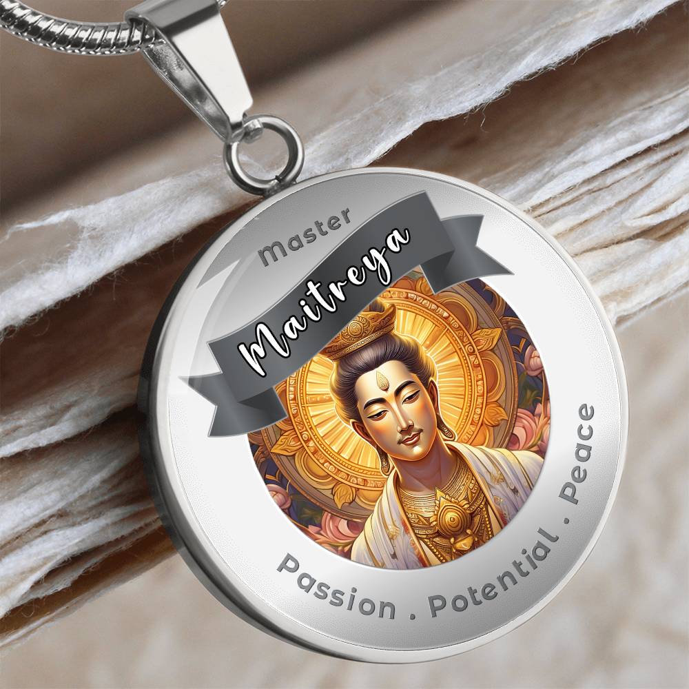 Maitreya - Affirmation Necklace For Passion, Potential & Peace - More Than CharmsMore Than Charms