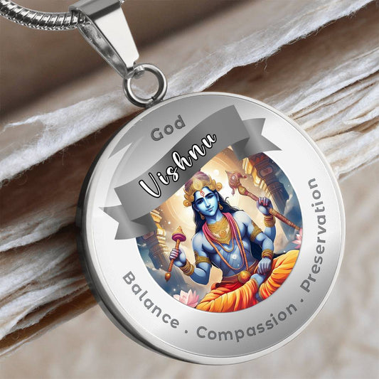 Vishnu - Charm Necklace - More Than Charms - This Luxury Charm Necklace is more than just an accessory — it’s a soulful expression of your journey, dreams, and intentions. Designed with meaning, each charm carries powerful affirmation words, images, or sy
