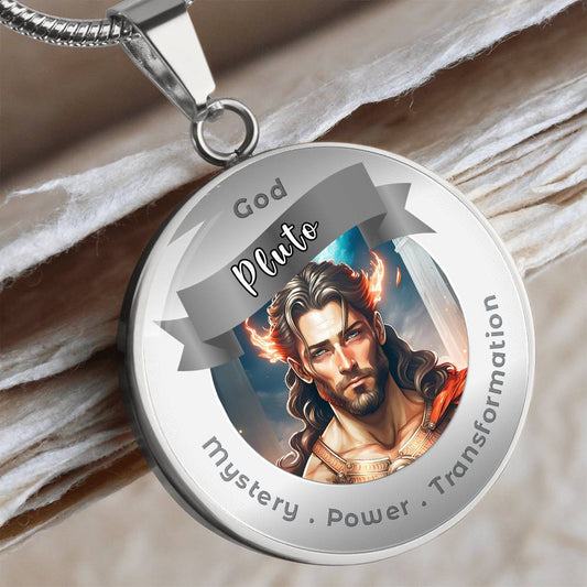 Pluto- Charm Necklace - This Luxury Charm Necklace is more than just an accessory — it’s a soulful expression of your journey, dreams, and intentions. Designed with meaning, each charm carries powerful affirmation words, images, or symbols that speak to y