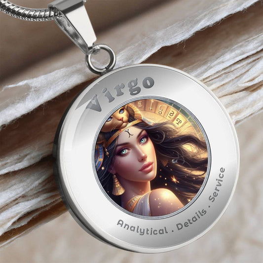 Virgo - Charm Necklace - This Luxury Charm Necklace is more than just an accessory — it’s a soulful expression of your journey, dreams, and intentions. Designed with meaning, each charm carries powerful affirmation words, images, or symbols that speak to