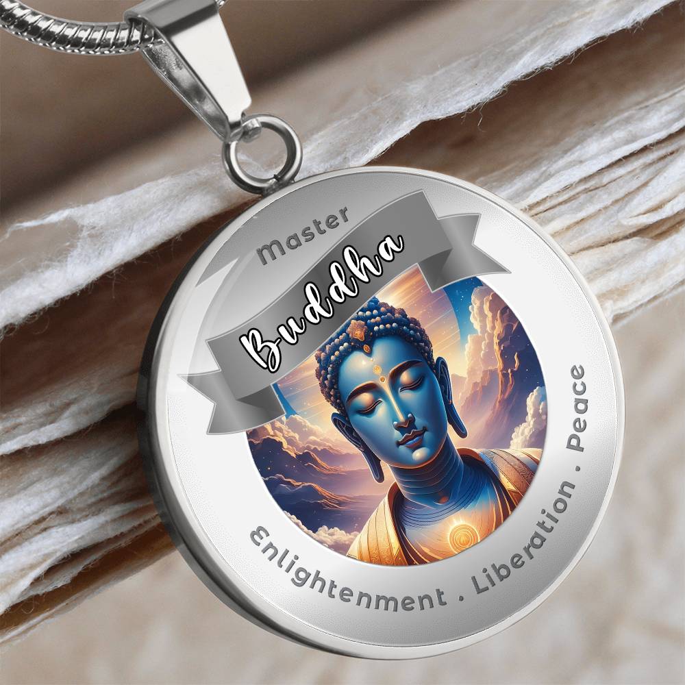 Buddha - Affirmation Necklace For Enlightenment, Liberation & Peace - More Than CharmsMore Than Charms