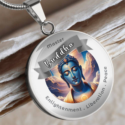 Buddha - Affirmation Necklace For Enlightenment, Liberation & Peace - More Than CharmsMore Than Charms