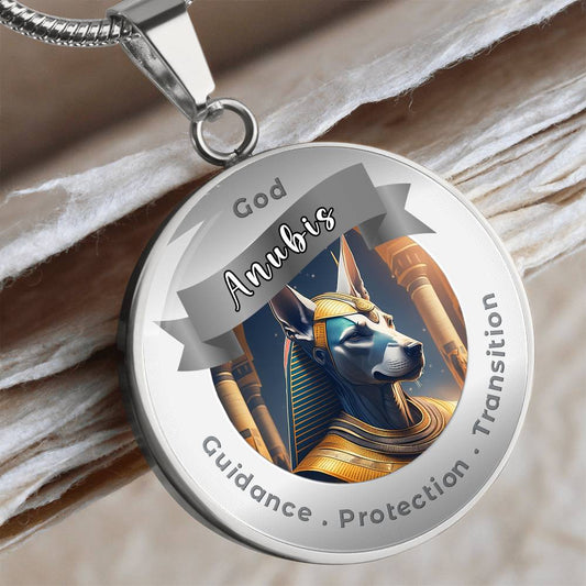 Anubis - Charm Necklace - This Luxury Charm Necklace is more than just an accessory — it’s a soulful expression of your journey, dreams, and intentions. Designed with meaning, each charm carries powerful affirmation words, images, or symbols that speak to