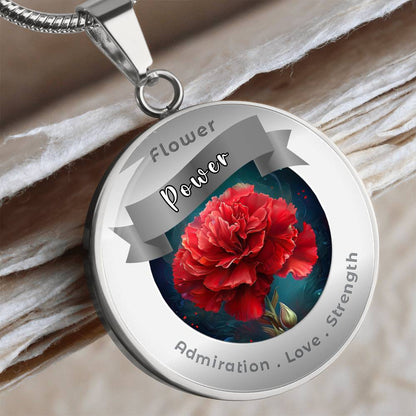 Carnation - Affirmation Necklace - More Than CharmsMore Than Charms