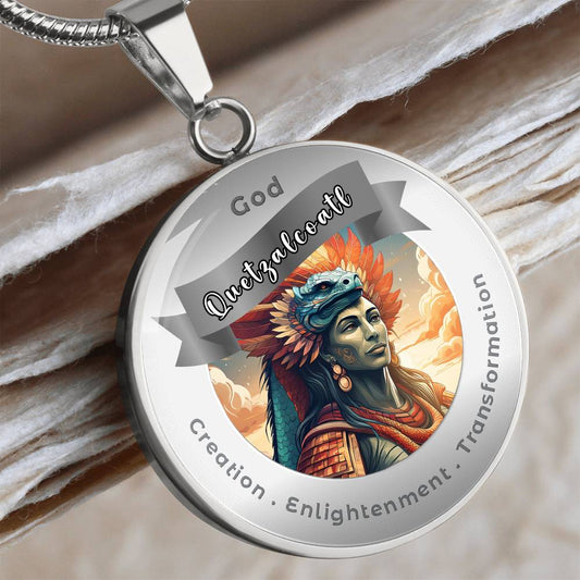 Quetzalcoatl - Charm Necklace - This Luxury Charm Necklace is more than just an accessory — it’s a soulful expression of your journey, dreams, and intentions. Designed with meaning, each charm carries powerful affirmation words, images, or symbols that sp