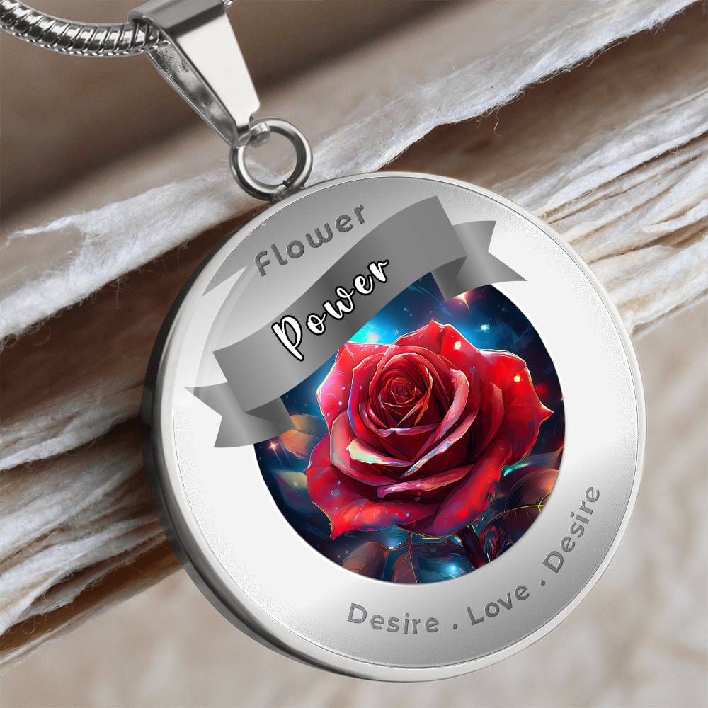 Rose - Affirmation Necklace - More Than CharmsMore Than Charms