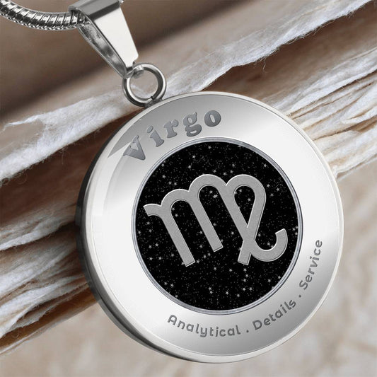 Virgo - Charm Necklace - This Luxury Charm Necklace is more than just an accessory — it’s a soulful expression of your journey, dreams, and intentions. Designed with meaning, each charm carries powerful affirmation words, images, or symbols that speak to