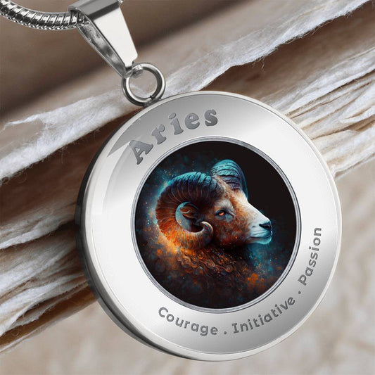 Aries - Charm Necklace - This Luxury Charm Necklace is more than just an accessory — it’s a soulful expression of your journey, dreams, and intentions. Designed with meaning, each charm carries powerful affirmation words, images, or symbols that speak to