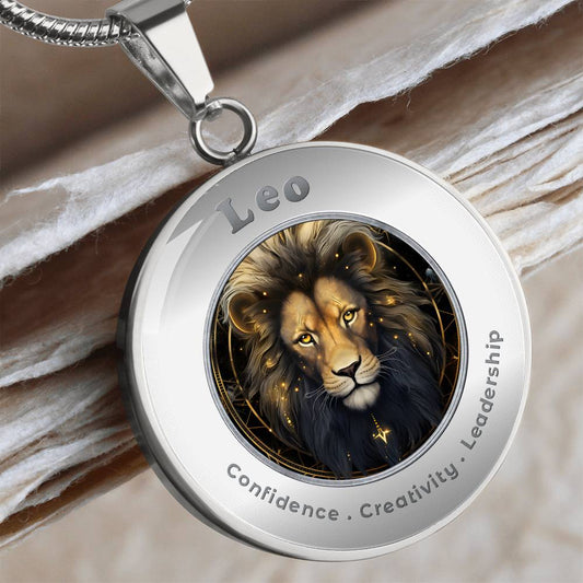 Leo - Charm Necklace - This Luxury Charm Necklace is more than just an accessory — it’s a soulful expression of your journey, dreams, and intentions. Designed with meaning, each charm carries powerful affirmation words, images, or symbols that speak to yo