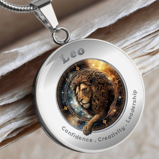 Leo - Charm Necklace - This Luxury Charm Necklace is more than just an accessory — it’s a soulful expression of your journey, dreams, and intentions. Designed with meaning, each charm carries powerful affirmation words, images, or symbols that speak to yo