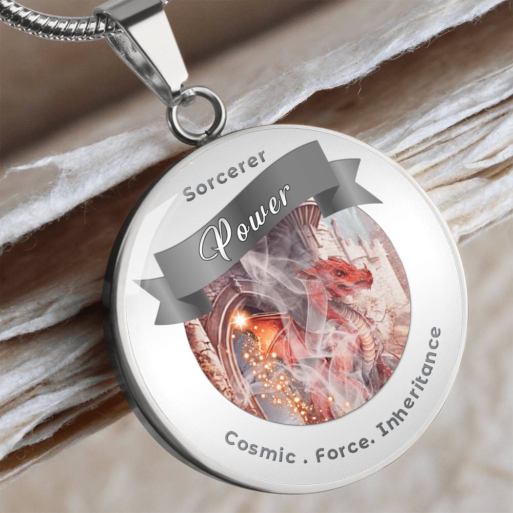 Sorcerer 2 - RPG Fantasy Affirmation Necklace - More Than CharmsMore Than Charms