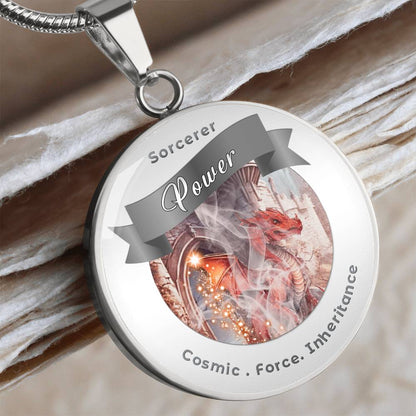 Sorcerer 2 - RPG Fantasy Affirmation Necklace - More Than CharmsMore Than Charms