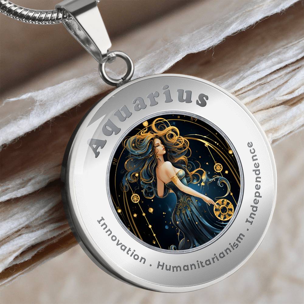 Aquarius - Affirmation Necklace - More Than CharmsMore Than Charms