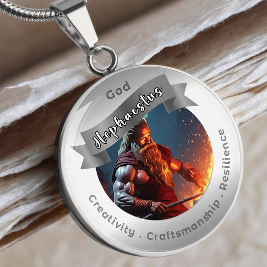 Hephaestus - Charm Necklace - This Luxury Charm Necklace is more than just an accessory — it’s a soulful expression of your journey, dreams, and intentions. Designed with meaning, each charm carries powerful affirmation words, images, or symbols that spea
