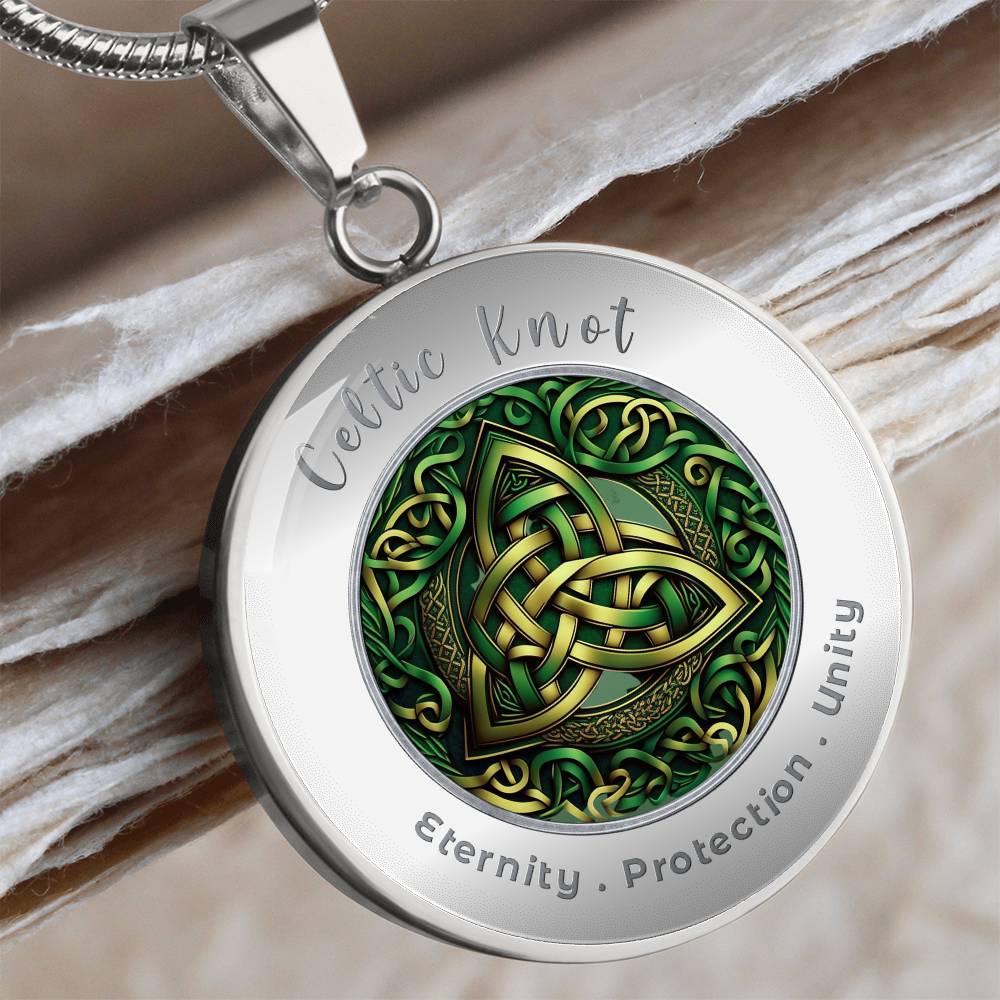 Celtic Knot - Eternity Unity Protection - Affirmation Necklace - More Than CharmsMore Than Charms