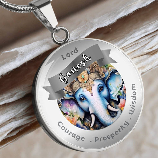 Ganesh - Charm Necklace - This Luxury Charm Necklace is more than just an accessory — it’s a soulful expression of your journey, dreams, and intentions. Designed with meaning, each charm carries powerful affirmation words, images, or symbols that speak to