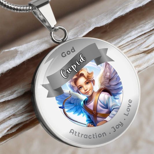 Cupid - Charm Necklace - This Luxury Charm Necklace is more than just an accessory — it’s a soulful expression of your journey, dreams, and intentions. Designed with meaning, each charm carries powerful affirmation words, images, or symbols that speak to