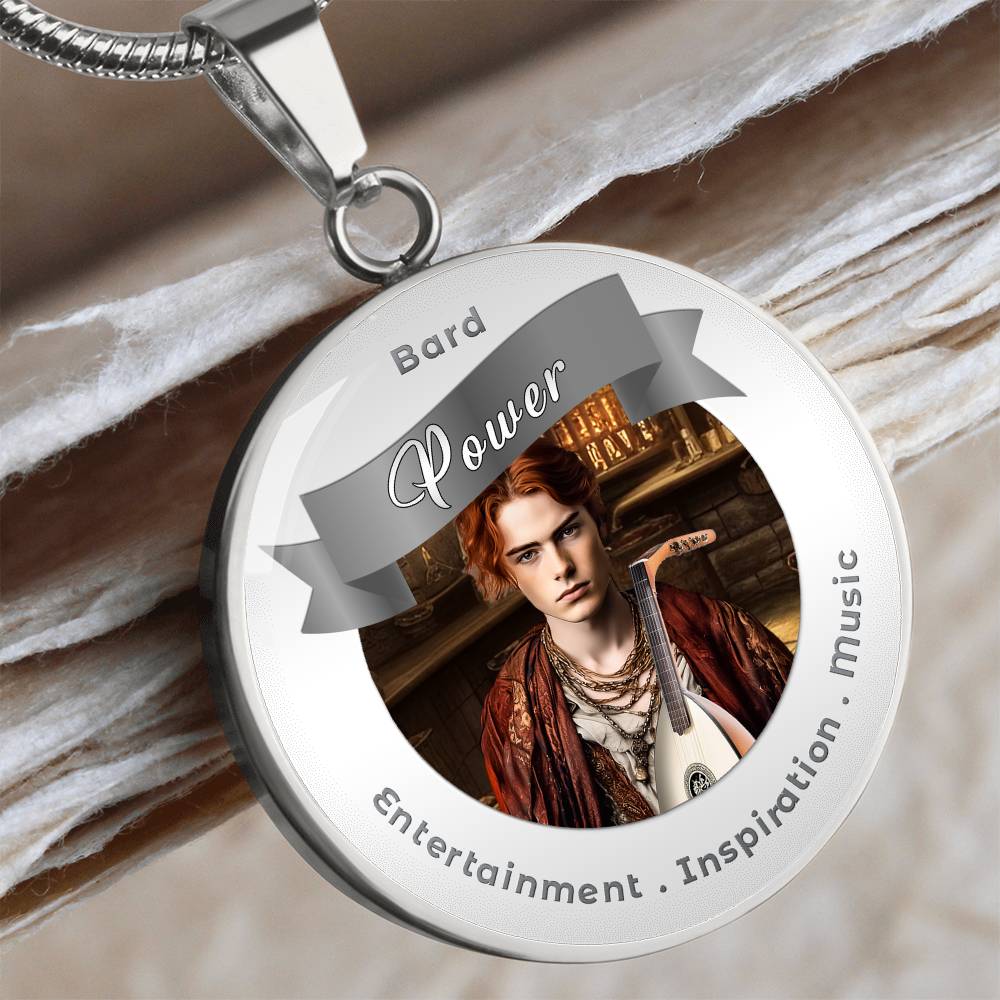 Bard - RPG Fantasy Affirmation Necklace - More Than CharmsMore Than Charms